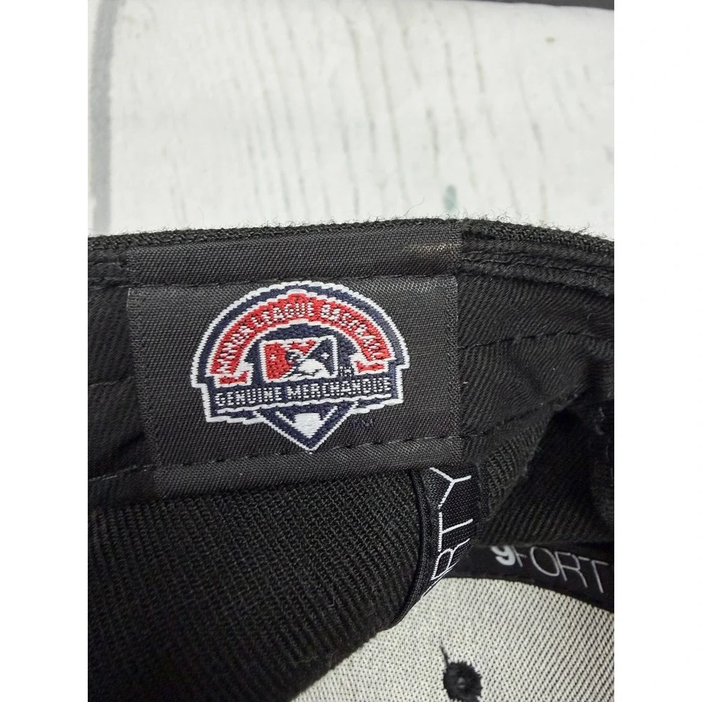 New Era Arkansas Travelers Baseball Cap‎ Youth Black Red 9FORTY Adjustable OSFM